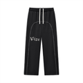 Contrast-Stitched Fleece Sweatpants